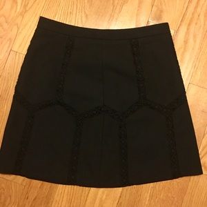 Banana Republic black mini skirt